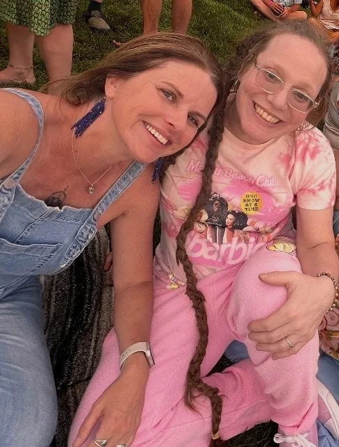Addie with her wife Angela